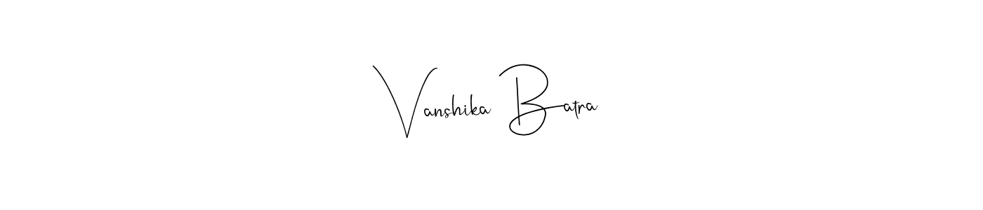 Here are the top 10 professional signature styles for the name Vanshika Batra. These are the best autograph styles you can use for your name. Vanshika Batra signature style 4 images and pictures png