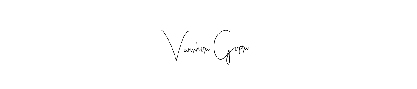 Here are the top 10 professional signature styles for the name Vanshita Gupta. These are the best autograph styles you can use for your name. Vanshita Gupta signature style 4 images and pictures png