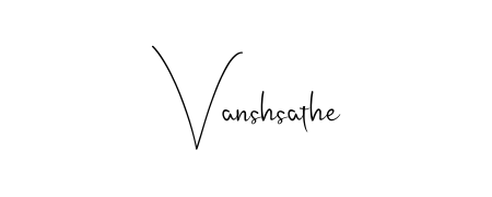 Design your own signature with our free online signature maker. With this signature software, you can create a handwritten (Andilay-7BmLP) signature for name Vanshsathe. Vanshsathe signature style 4 images and pictures png