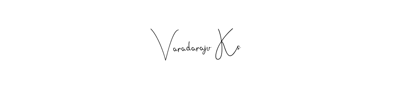 You should practise on your own different ways (Andilay-7BmLP) to write your name (Varadaraju Ks) in signature. don't let someone else do it for you. Varadaraju Ks signature style 4 images and pictures png