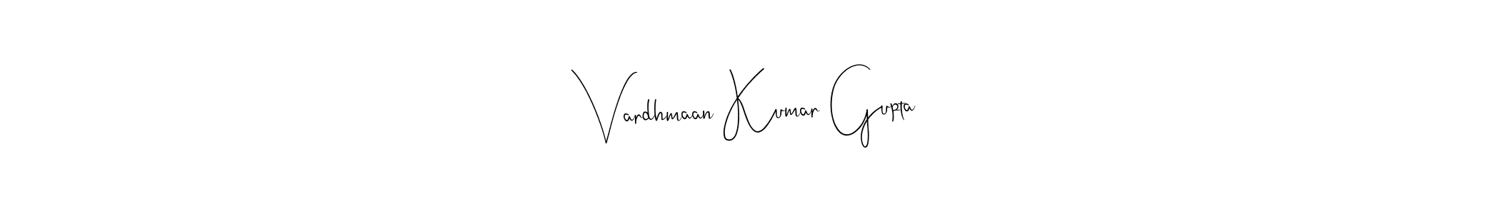 Make a beautiful signature design for name Vardhmaan Kumar Gupta. Use this online signature maker to create a handwritten signature for free. Vardhmaan Kumar Gupta signature style 4 images and pictures png