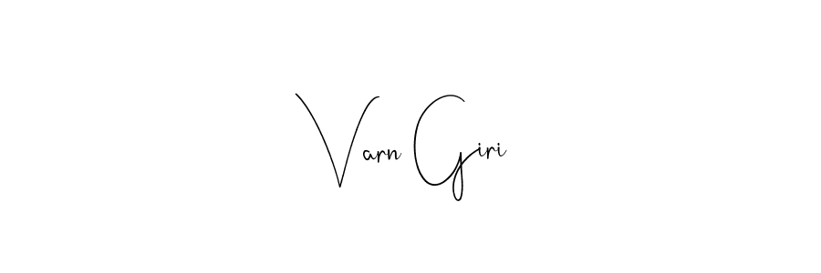 Best and Professional Signature Style for Varn Giri. Andilay-7BmLP Best Signature Style Collection. Varn Giri signature style 4 images and pictures png