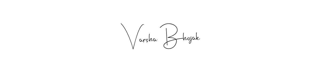 Here are the top 10 professional signature styles for the name Varsha Bhojak. These are the best autograph styles you can use for your name. Varsha Bhojak signature style 4 images and pictures png