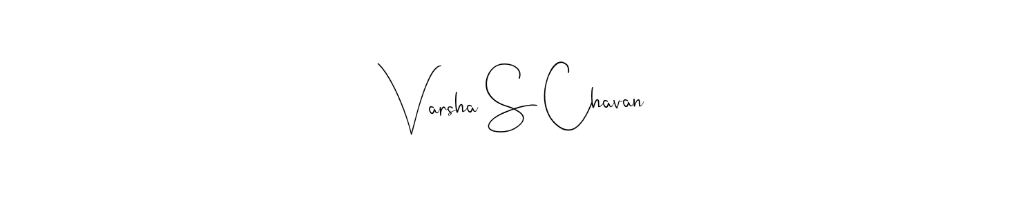 You can use this online signature creator to create a handwritten signature for the name Varsha S Chavan. This is the best online autograph maker. Varsha S Chavan signature style 4 images and pictures png