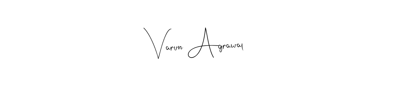 Use a signature maker to create a handwritten signature online. With this signature software, you can design (Andilay-7BmLP) your own signature for name Varun Agrawal. Varun Agrawal signature style 4 images and pictures png