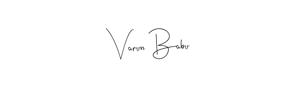 How to make Varun Babu signature? Andilay-7BmLP is a professional autograph style. Create handwritten signature for Varun Babu name. Varun Babu signature style 4 images and pictures png