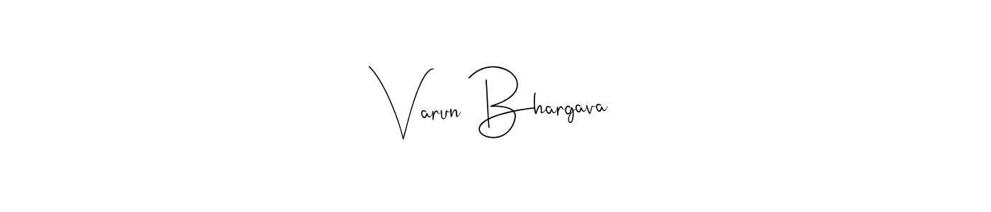 The best way (Andilay-7BmLP) to make a short signature is to pick only two or three words in your name. The name Varun Bhargava include a total of six letters. For converting this name. Varun Bhargava signature style 4 images and pictures png