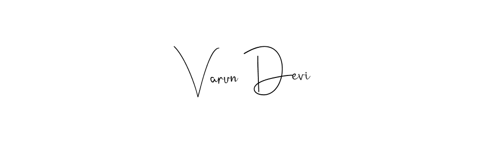 Also You can easily find your signature by using the search form. We will create Varun Devi name handwritten signature images for you free of cost using Andilay-7BmLP sign style. Varun Devi signature style 4 images and pictures png