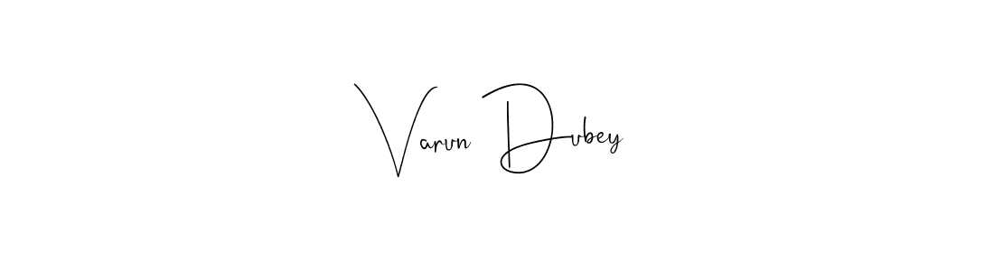You should practise on your own different ways (Andilay-7BmLP) to write your name (Varun Dubey) in signature. don't let someone else do it for you. Varun Dubey signature style 4 images and pictures png