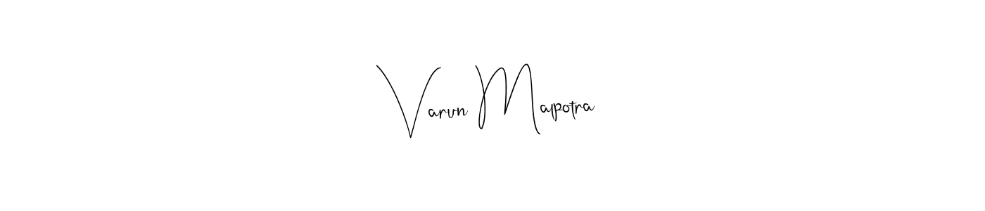 It looks lik you need a new signature style for name Varun Malpotra. Design unique handwritten (Andilay-7BmLP) signature with our free signature maker in just a few clicks. Varun Malpotra signature style 4 images and pictures png