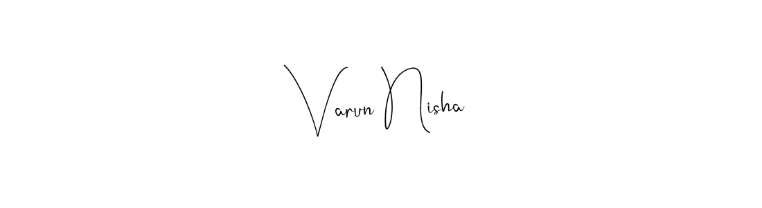 Check out images of Autograph of Varun Nisha name. Actor Varun Nisha Signature Style. Andilay-7BmLP is a professional sign style online. Varun Nisha signature style 4 images and pictures png