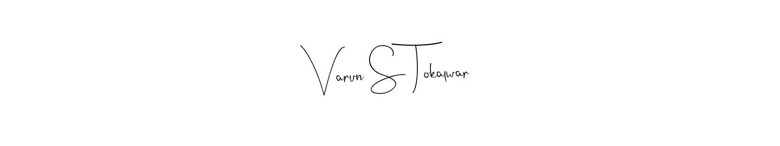 Create a beautiful signature design for name Varun S Tokalwar. With this signature (Andilay-7BmLP) fonts, you can make a handwritten signature for free. Varun S Tokalwar signature style 4 images and pictures png