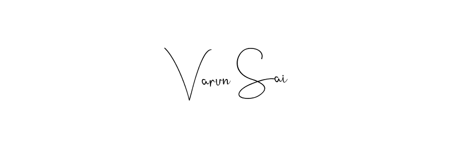 The best way (Andilay-7BmLP) to make a short signature is to pick only two or three words in your name. The name Varun Sai include a total of six letters. For converting this name. Varun Sai signature style 4 images and pictures png