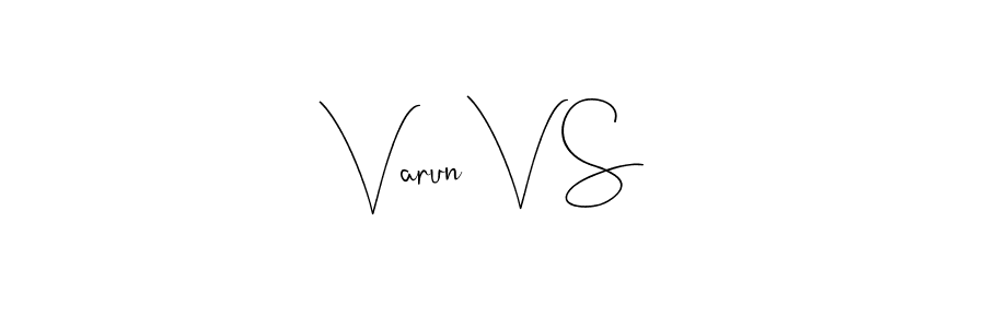 It looks lik you need a new signature style for name Varun V S. Design unique handwritten (Andilay-7BmLP) signature with our free signature maker in just a few clicks. Varun V S signature style 4 images and pictures png