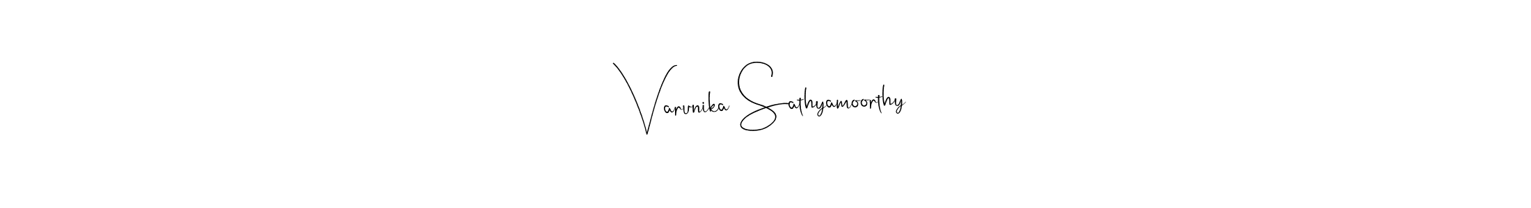Make a short Varunika Sathyamoorthy signature style. Manage your documents anywhere anytime using Andilay-7BmLP. Create and add eSignatures, submit forms, share and send files easily. Varunika Sathyamoorthy signature style 4 images and pictures png