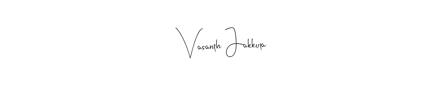 Similarly Andilay-7BmLP is the best handwritten signature design. Signature creator online .You can use it as an online autograph creator for name Vasanth Jakkula. Vasanth Jakkula signature style 4 images and pictures png