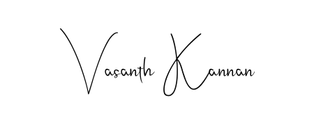 Andilay-7BmLP is a professional signature style that is perfect for those who want to add a touch of class to their signature. Get Vasanth Kannan name fancy signature for free. Vasanth Kannan signature style 4 images and pictures png