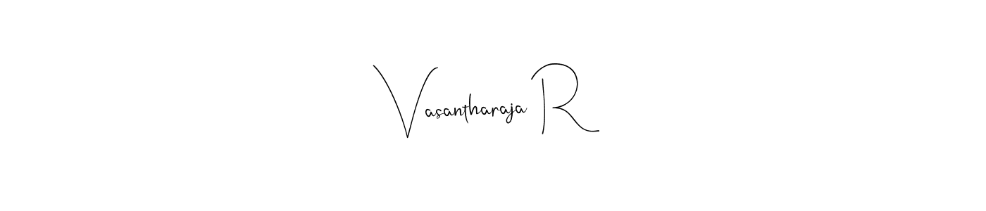 See photos of Vasantharaja R official signature by Spectra . Check more albums & portfolios. Read reviews & check more about Andilay-7BmLP font. Vasantharaja R signature style 4 images and pictures png