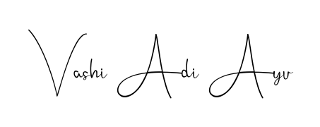 Use a signature maker to create a handwritten signature online. With this signature software, you can design (Andilay-7BmLP) your own signature for name Vashi Adi Ayu. Vashi Adi Ayu signature style 4 images and pictures png