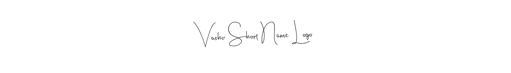 Make a beautiful signature design for name Vashu Short Name Logo. With this signature (Andilay-7BmLP) style, you can create a handwritten signature for free. Vashu Short Name Logo signature style 4 images and pictures png