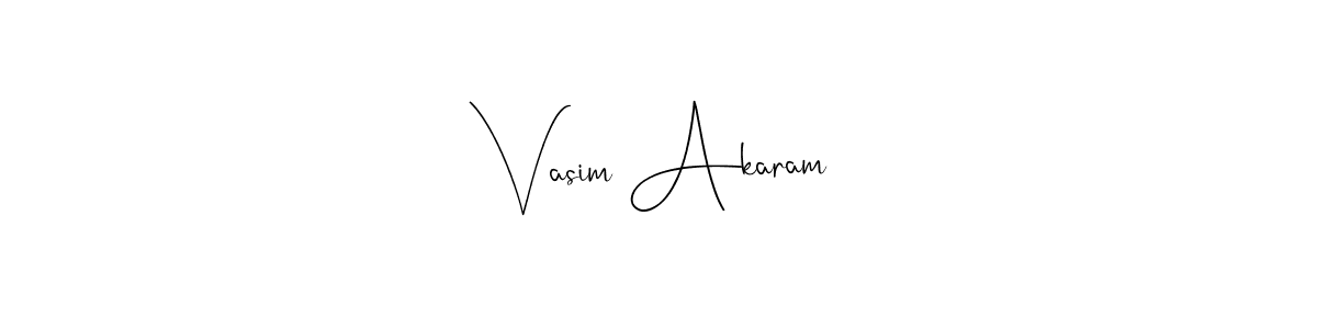 Make a short Vasim Akaram signature style. Manage your documents anywhere anytime using Andilay-7BmLP. Create and add eSignatures, submit forms, share and send files easily. Vasim Akaram signature style 4 images and pictures png