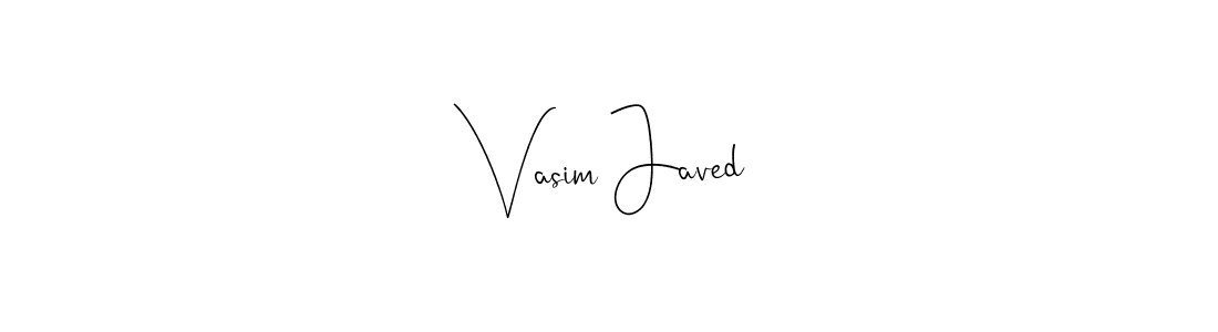 It looks lik you need a new signature style for name Vasim Javed. Design unique handwritten (Andilay-7BmLP) signature with our free signature maker in just a few clicks. Vasim Javed signature style 4 images and pictures png