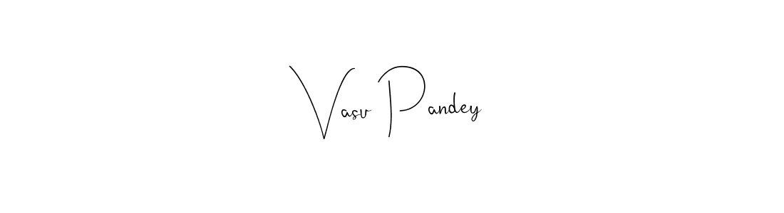You should practise on your own different ways (Andilay-7BmLP) to write your name (Vasu Pandey) in signature. don't let someone else do it for you. Vasu Pandey signature style 4 images and pictures png