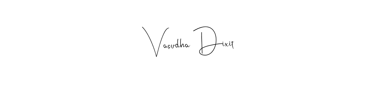 Also You can easily find your signature by using the search form. We will create Vasudha Dixit name handwritten signature images for you free of cost using Andilay-7BmLP sign style. Vasudha Dixit signature style 4 images and pictures png