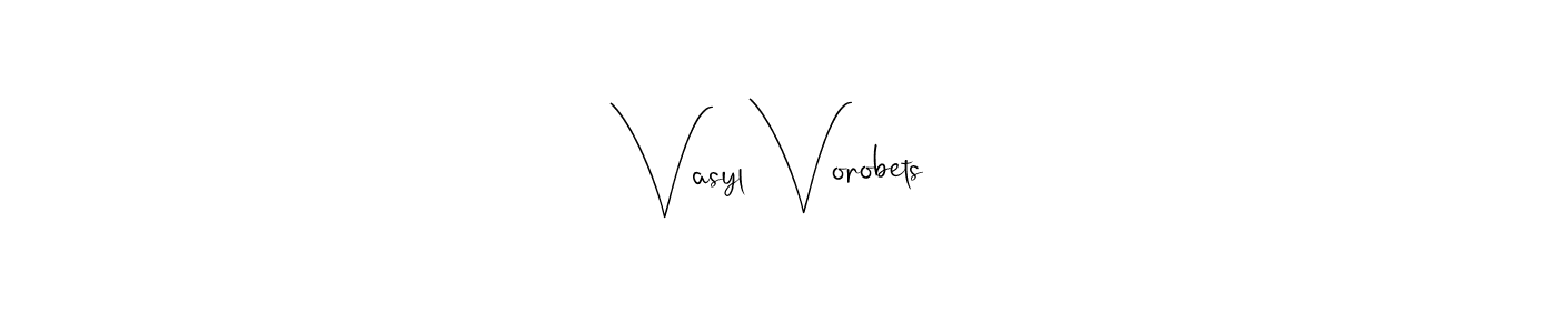 Make a beautiful signature design for name Vasyl Vorobets. Use this online signature maker to create a handwritten signature for free. Vasyl Vorobets signature style 4 images and pictures png