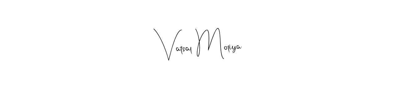 You can use this online signature creator to create a handwritten signature for the name Vatsal Moliya. This is the best online autograph maker. Vatsal Moliya signature style 4 images and pictures png
