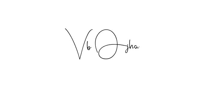 Also You can easily find your signature by using the search form. We will create Vb Ojha name handwritten signature images for you free of cost using Andilay-7BmLP sign style. Vb Ojha signature style 4 images and pictures png