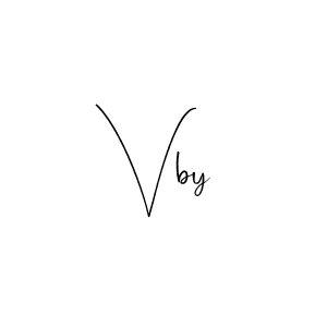 Make a beautiful signature design for name Vby. Use this online signature maker to create a handwritten signature for free. Vby signature style 4 images and pictures png