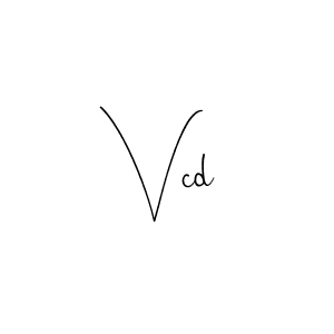 Also we have Vcd name is the best signature style. Create professional handwritten signature collection using Andilay-7BmLP autograph style. Vcd signature style 4 images and pictures png