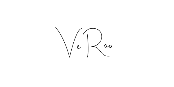 Make a beautiful signature design for name Ve Rao. Use this online signature maker to create a handwritten signature for free. Ve Rao signature style 4 images and pictures png