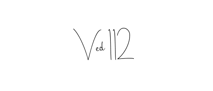 The best way (Andilay-7BmLP) to make a short signature is to pick only two or three words in your name. The name Ved 112 include a total of six letters. For converting this name. Ved 112 signature style 4 images and pictures png