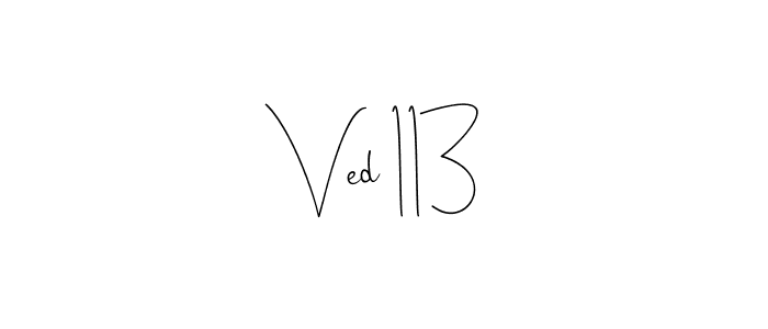 Make a beautiful signature design for name Ved 113. Use this online signature maker to create a handwritten signature for free. Ved 113 signature style 4 images and pictures png