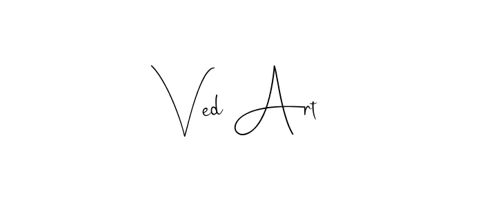 How to Draw Ved Art signature style? Andilay-7BmLP is a latest design signature styles for name Ved Art. Ved Art signature style 4 images and pictures png