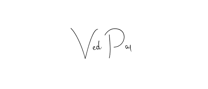 How to make Ved Pal signature? Andilay-7BmLP is a professional autograph style. Create handwritten signature for Ved Pal name. Ved Pal signature style 4 images and pictures png