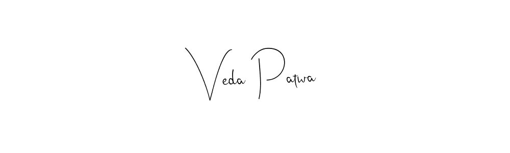 How to make Veda Patwa signature? Andilay-7BmLP is a professional autograph style. Create handwritten signature for Veda Patwa name. Veda Patwa signature style 4 images and pictures png