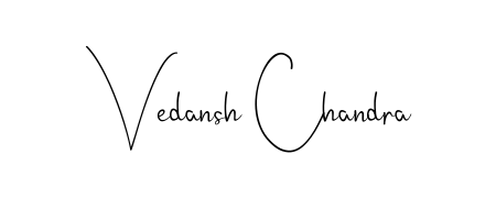 Use a signature maker to create a handwritten signature online. With this signature software, you can design (Andilay-7BmLP) your own signature for name Vedansh Chandra. Vedansh Chandra signature style 4 images and pictures png