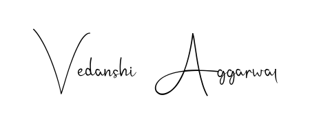 The Andilay-7BmLP lettering style adds unique flourish to name Vedanshi  Aggarwal. Stand out with a custom digital autograph made in seconds. Vedanshi  Aggarwal signature style 4 images and pictures png