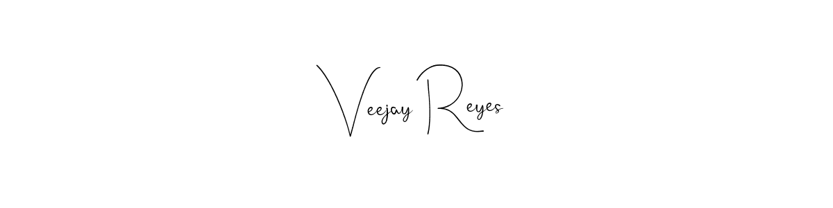 Also we have Veejay Reyes name is the best signature style. Create professional handwritten signature collection using Andilay-7BmLP autograph style. Veejay Reyes signature style 4 images and pictures png