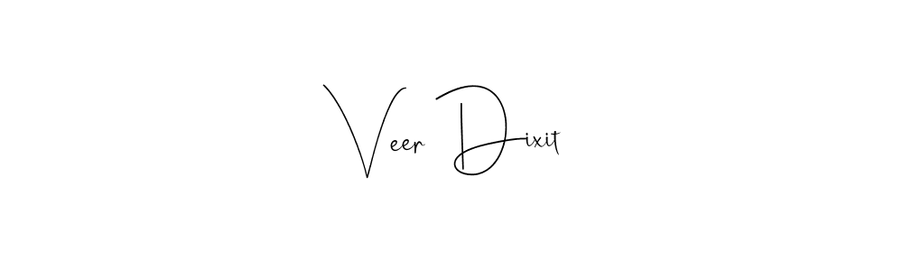 Use a signature maker to create a handwritten signature online. With this signature software, you can design (Andilay-7BmLP) your own signature for name Veer Dixit. Veer Dixit signature style 4 images and pictures png