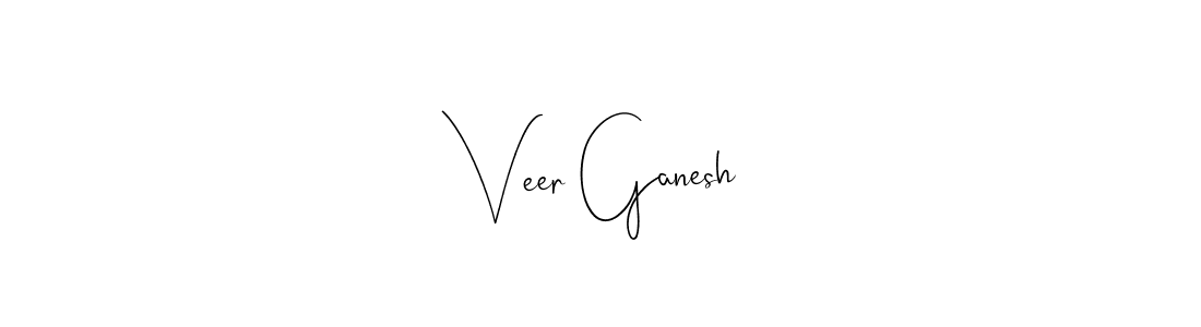 Design your own signature with our free online signature maker. With this signature software, you can create a handwritten (Andilay-7BmLP) signature for name Veer Ganesh. Veer Ganesh signature style 4 images and pictures png