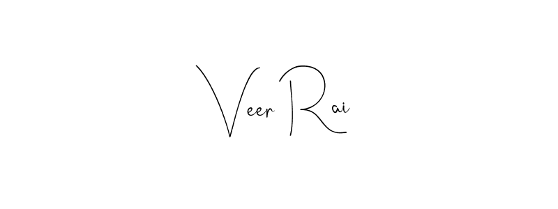 You should practise on your own different ways (Andilay-7BmLP) to write your name (Veer Rai) in signature. don't let someone else do it for you. Veer Rai signature style 4 images and pictures png