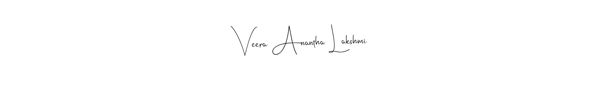 This is the best signature style for the Veera Anantha Lakshmi name. Also you like these signature font (Andilay-7BmLP). Mix name signature. Veera Anantha Lakshmi signature style 4 images and pictures png