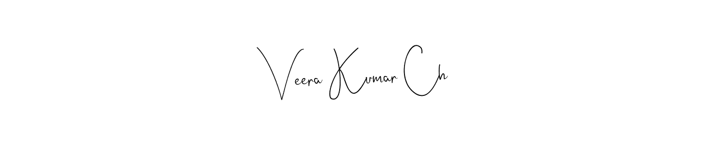 Make a beautiful signature design for name Veera Kumar Ch. With this signature (Andilay-7BmLP) style, you can create a handwritten signature for free. Veera Kumar Ch signature style 4 images and pictures png