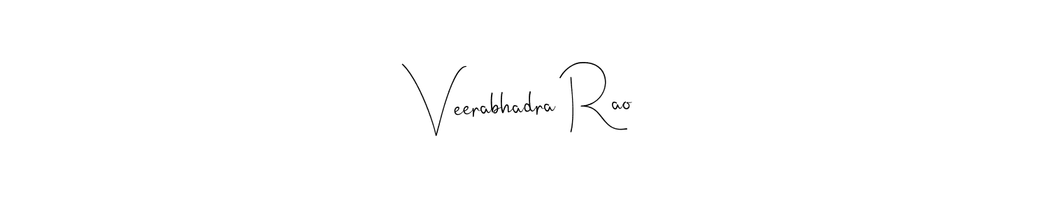 The best way (Andilay-7BmLP) to make a short signature is to pick only two or three words in your name. The name Veerabhadra Rao include a total of six letters. For converting this name. Veerabhadra Rao signature style 4 images and pictures png