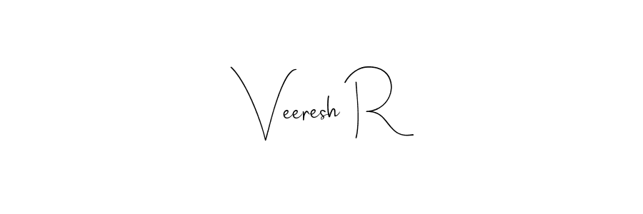 Once you've used our free online signature maker to create your best signature Andilay-7BmLP style, it's time to enjoy all of the benefits that Veeresh R name signing documents. Veeresh R signature style 4 images and pictures png