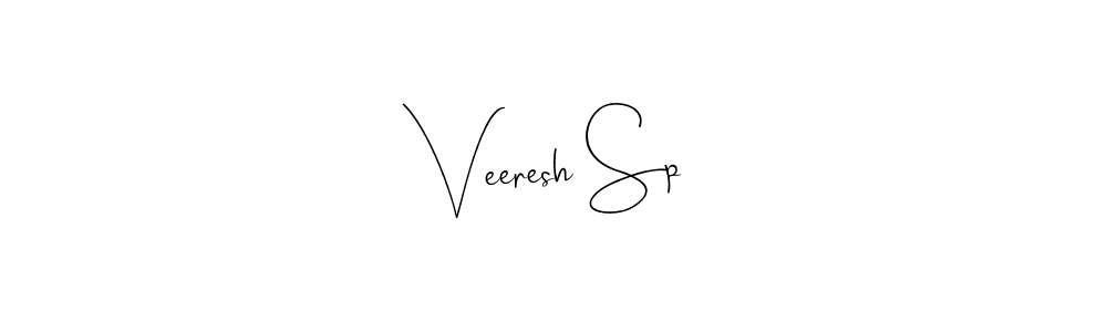 You should practise on your own different ways (Andilay-7BmLP) to write your name (Veeresh Sp) in signature. don't let someone else do it for you. Veeresh Sp signature style 4 images and pictures png